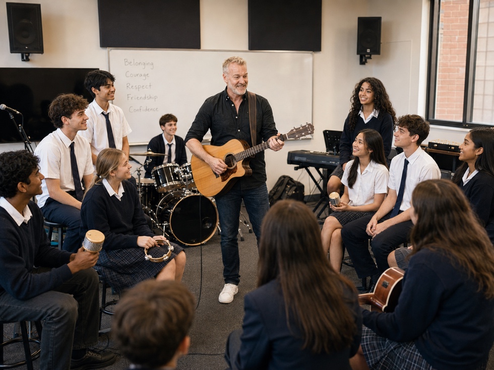 Band Together Education program in action